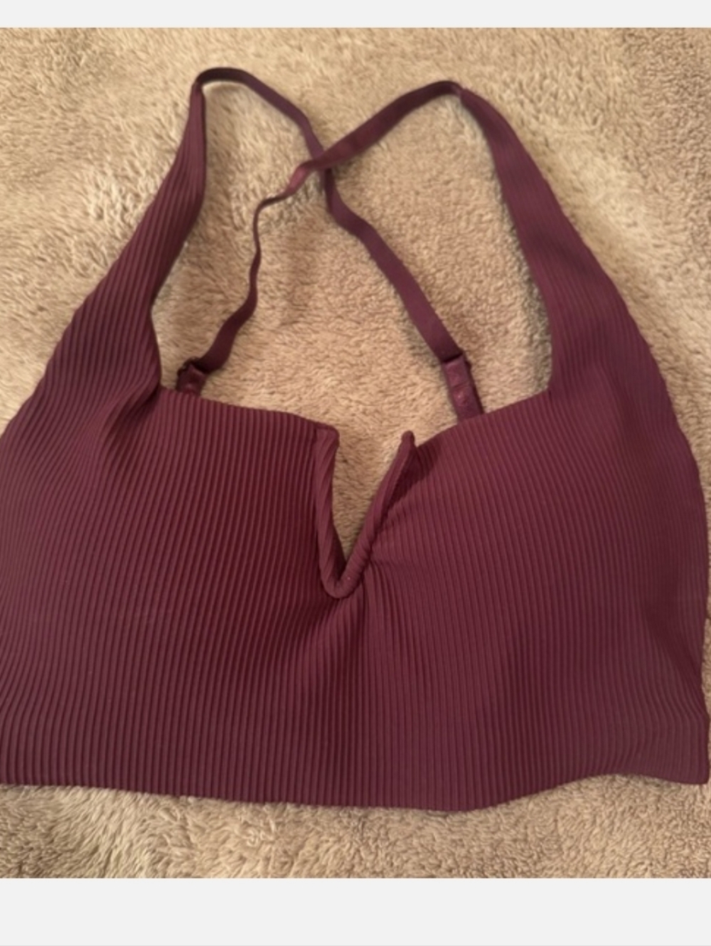 Buffbunny Ribbed Notch Sports Bra - Picture 2 of 4